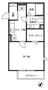 グラフィアス湘南【2階】の間取り