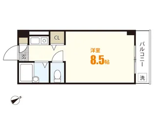広島県広島市安佐南区長束西2【マンション】の間取り