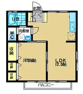 ハイツ三屋【2階】の間取り