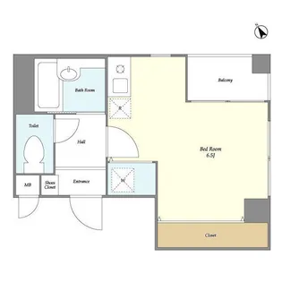 ヴィラ南蒲田【6階】の間取り