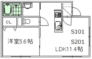 Laid Book(レイドブック)【2階】の間取り