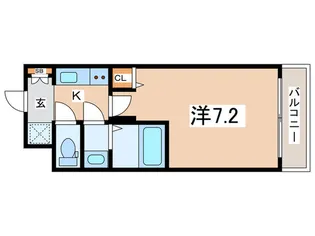 AILE南武庫之荘west【1階】の間取り