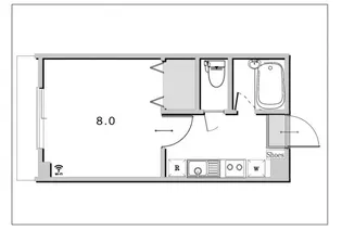 コーポ雅II【2階】の間取り