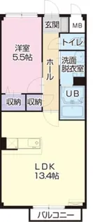 V FRUIT【1階】の間取り