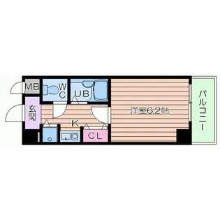 ルナ天神橋【7階】の間取り