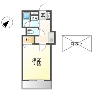 ビクトリアハウス【1階】の間取り