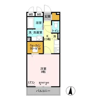 ステラタウン デネボラ【3階】の間取り