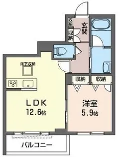 プルラフィーネ【1階】の間取り
