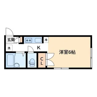 ワタナベハウス【2階】の間取り