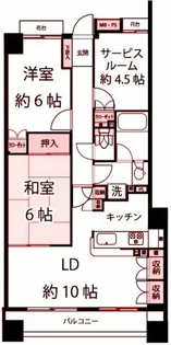 クリオレミントンハウス山下公園【15階】の間取り