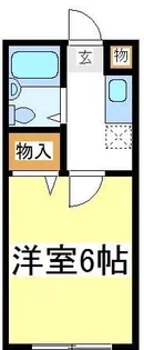 エムタウンハイツII【1階】の間取り