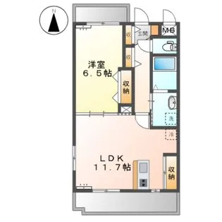 エアポートマイム【1階】の間取り