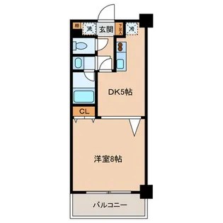 サンティール三鷹サウスウイング【1階】の間取り