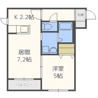 ル・ファール山の手グランデ【2階】の間取り