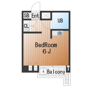 ユースフル駒沢大学【4階】の間取り