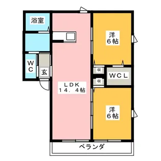 リヴェール【2階】の間取り