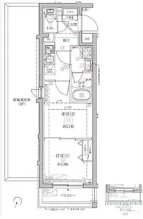 クレイシアIDZ中野鷺宮【4階】の間取り