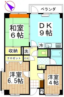 藤ハイム【3階】の間取り