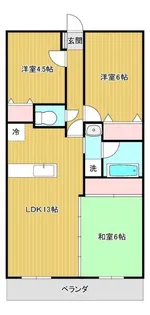 アプリレーINAGI【3階】の間取り