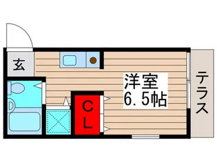 カーザフェリーチェ【1階】の間取り