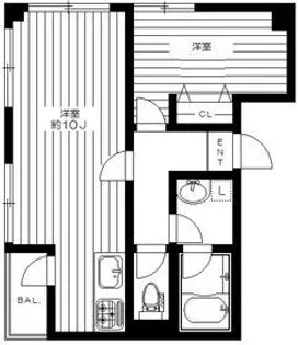 レガーロ山手【3階】の間取り
