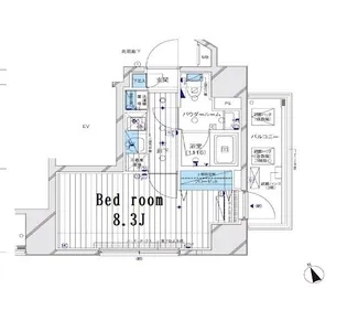 メインステージ目黒III【9階】の間取り