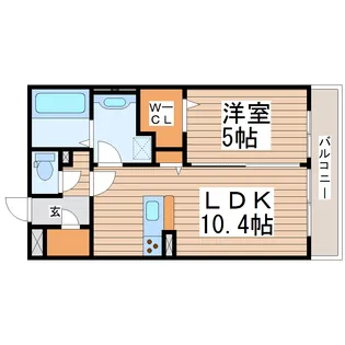 D-roomあすと長町III【3階】の間取り