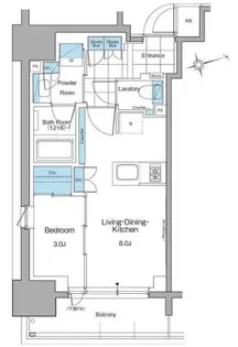 ルフォンプログレ本郷三丁目【4階】の間取り