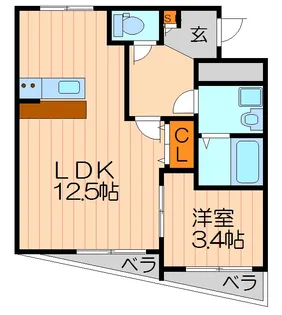 GLANZ HAUS【3階】の間取り