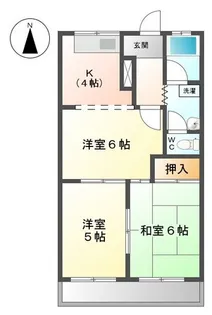 サンクエストA【3階】の間取り