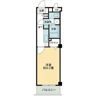 ウエストヒルズ【3階】の間取り