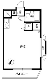TOP五反野【2階】の間取り