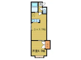 パルク平岸【2階】の間取り