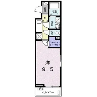 イリオス上町【3階】の間取り