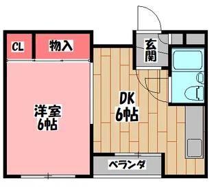 MSMハイツ【3階】の間取り