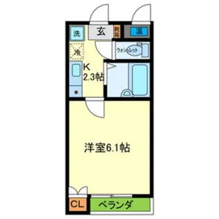 クレイドル アラキ【2階】の間取り