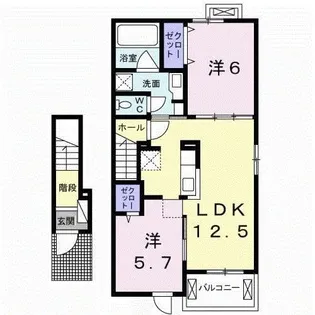ベル・エトワール【2階】の間取り