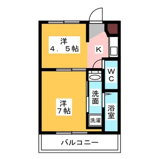 ヴィラナリー小俣 2号棟【3階】の間取り