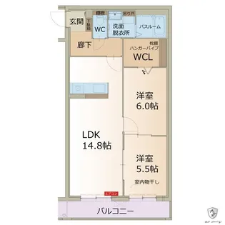 ウェストウッドヒルズ旭ヶ丘【2階】の間取り