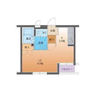 ハートフル オリーブの樹【3階】の間取り