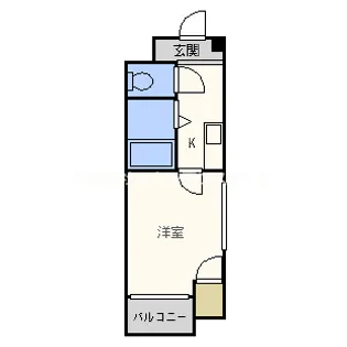 パークライフ住吉【4階】の間取り