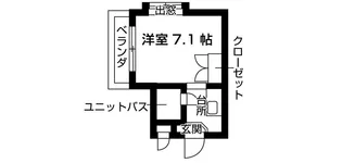 サンライト橋本【2階】の間取り
