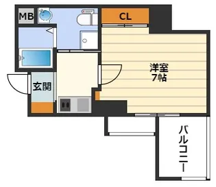 セレニテ梅田ルフレ【4階】の間取り