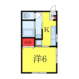 清水マンション【4階】の間取り