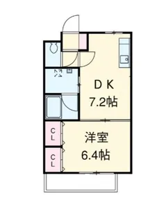 プレステージ金城【3階】の間取り