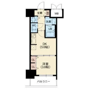 ラクラス本町東【3階】の間取り