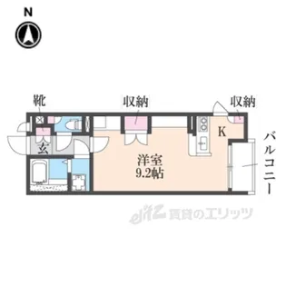 レオネクストウッド【1階】の間取り