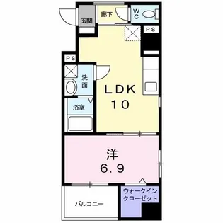 シュトラーレ 八日町【3階】の間取り