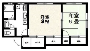 レスポワール【2階】の間取り