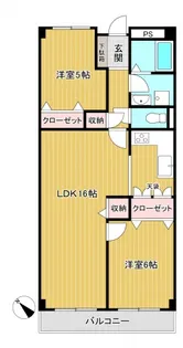 マーブルタウンいずみ【4階】の間取り